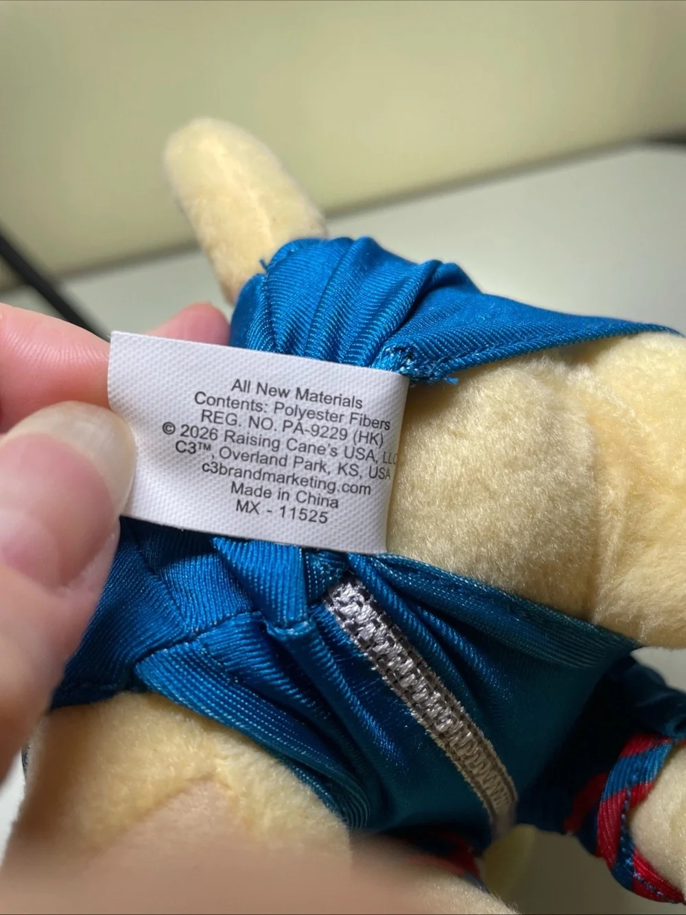 Raising Canes USA Plush Dog stuffed animal 2026 Bobsled Collectirs Edition